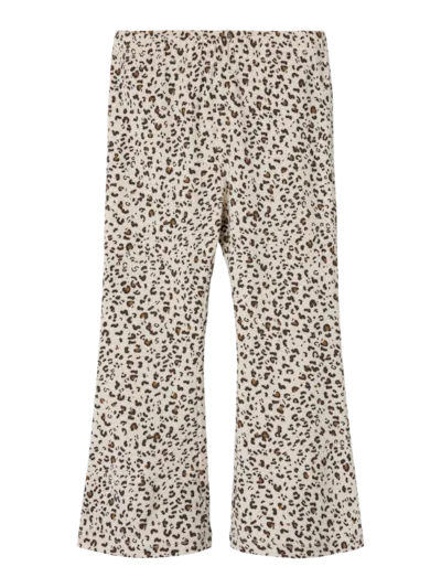 Legging/Byxa Bootcut Oda Leopard Beige