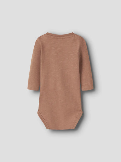 Långärmad Body Howel Enfärgad Brun