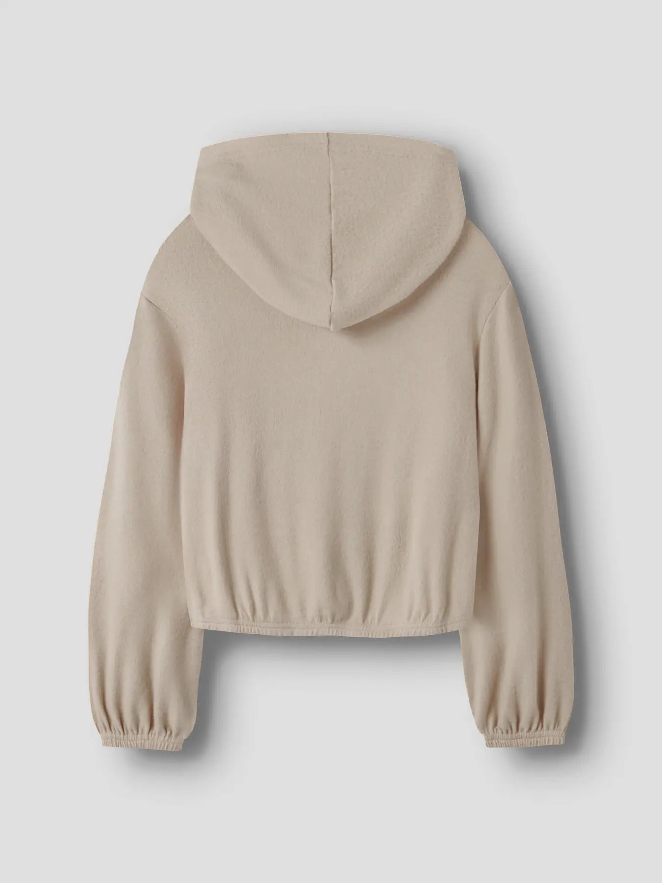 Hoodie Kathlon Enfärgad Beige