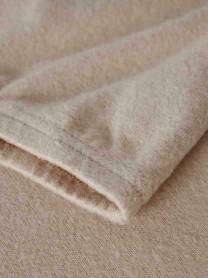Hoodie Kathlon Enfärgad Beige