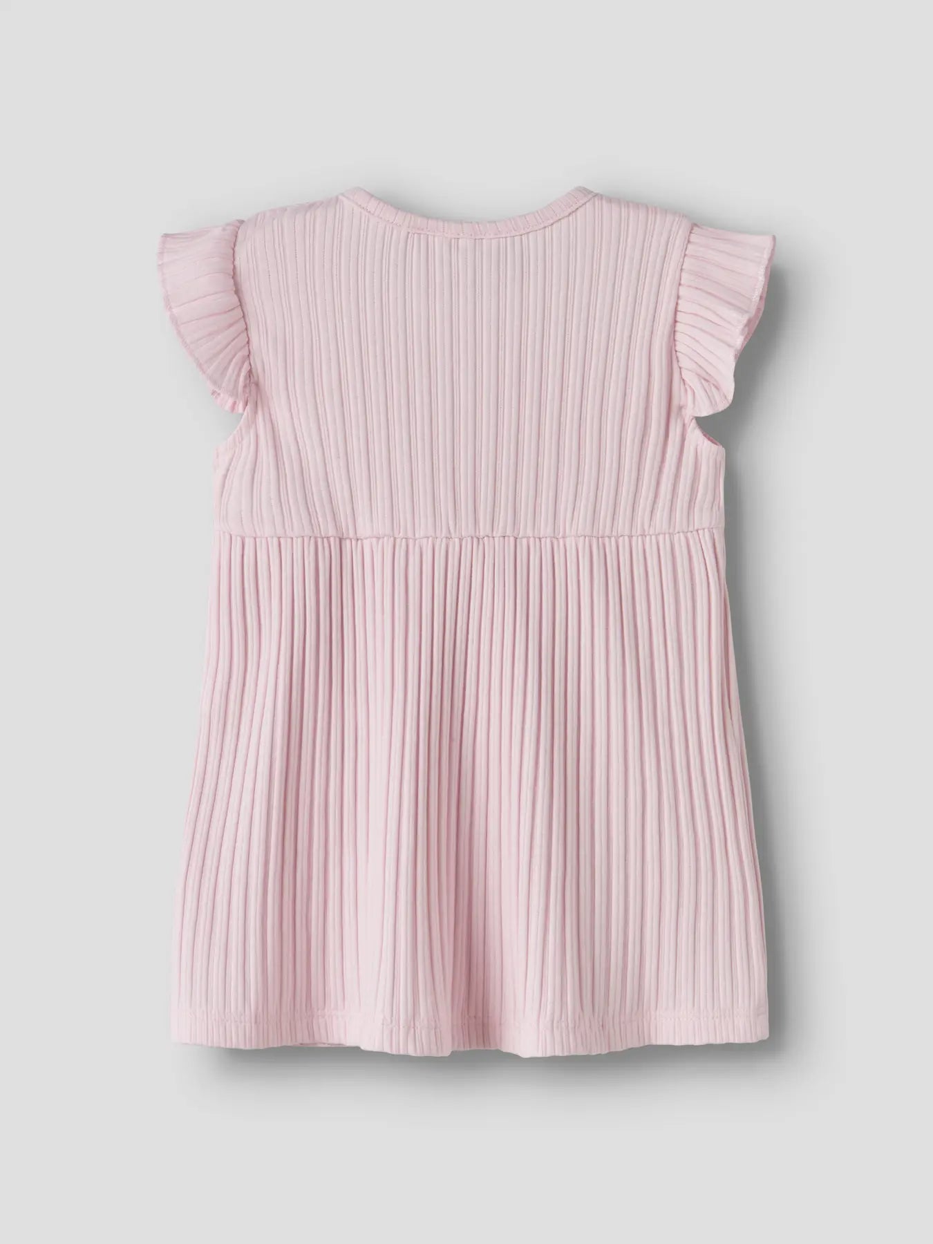 Klänning Heidy Kortärmad Enfärgad Rosa