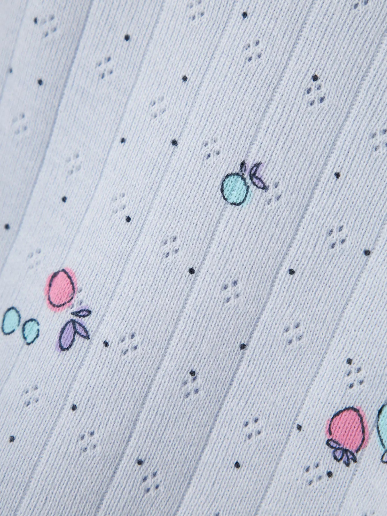 Cykelbyxa/Shorts Hamanda Hålmönster Frukter Blå