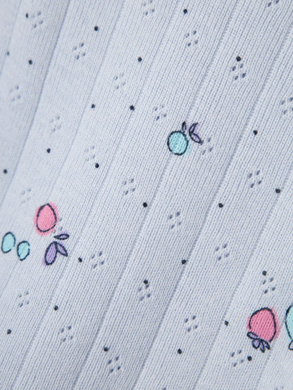 Cykelbyxa/Shorts Hamanda Hålmönster Frukter Blå